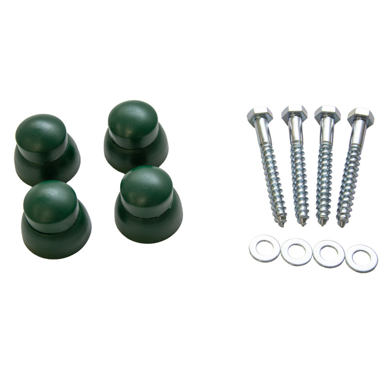 Metalowy drążek na plac zabaw 60 cm zielony