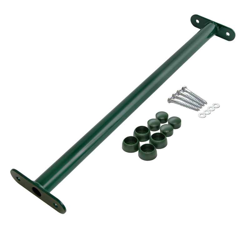 Metalowy drążek na plac zabaw 60 cm zielony