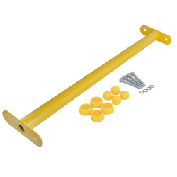 Metalowy drążek na plac zabaw 60 cm żółty