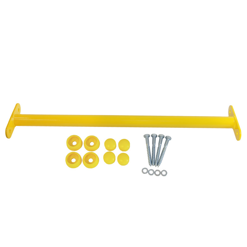 Metalowy drążek na plac zabaw 60 cm żółty