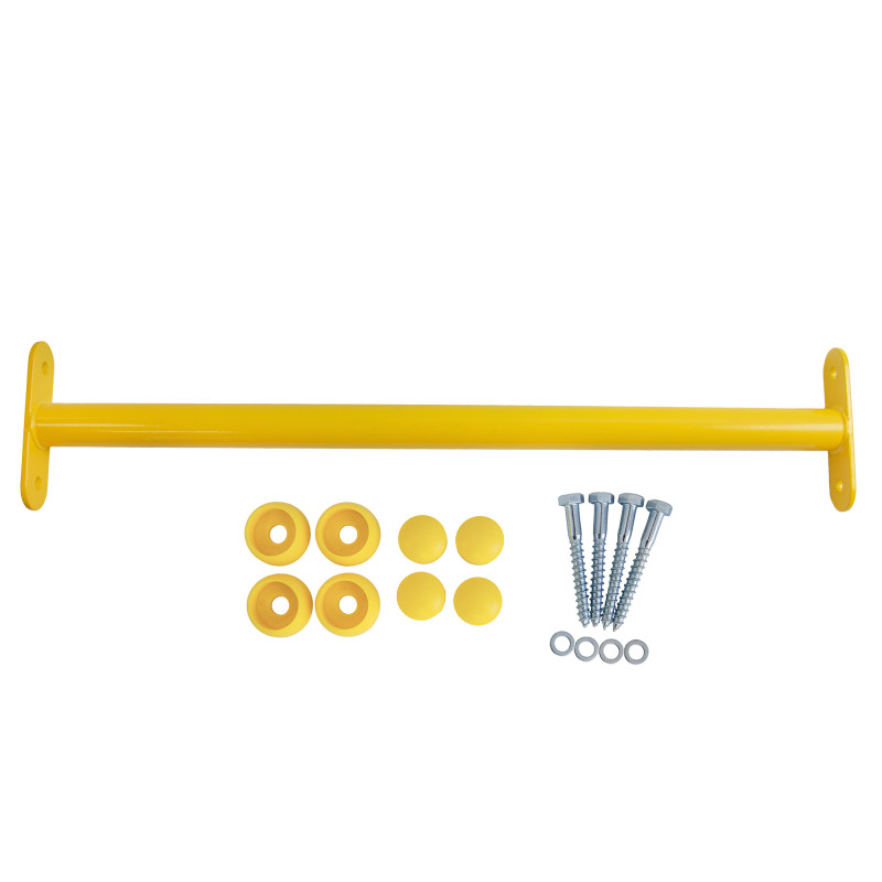 Metalowy drążek na plac zabaw 60 cm żółty