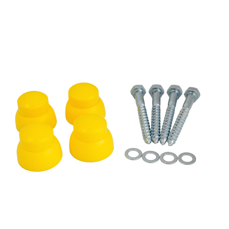 Metalowy drążek na plac zabaw 60 cm żółty