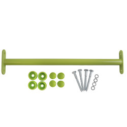 Metalowy drążek na plac zabaw 60 cm limonkowy