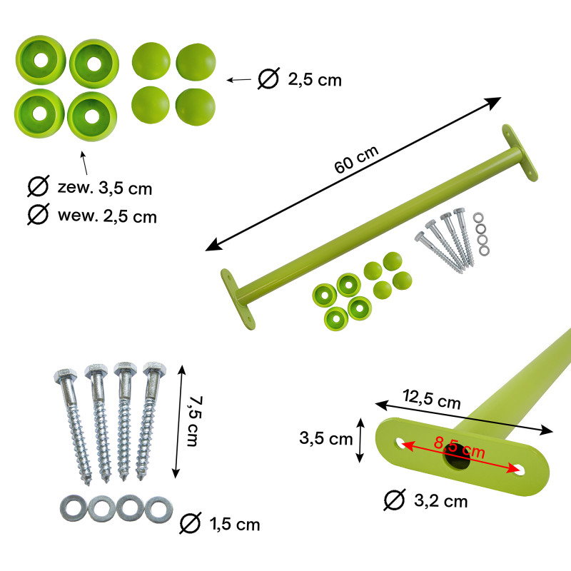 Metalowy drążek na plac...