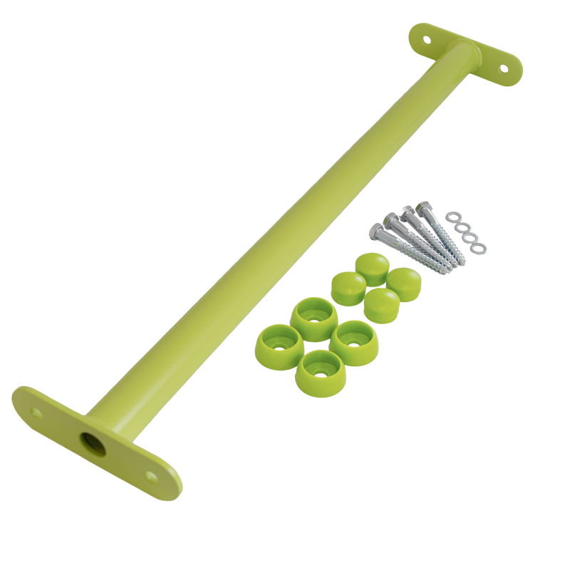 Metalowy drążek na plac zabaw 60 cm limonkowy