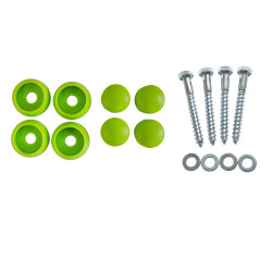 Metalowy drążek na plac zabaw 60 cm limonkowy