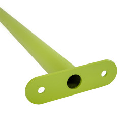 Metalowy drążek na plac zabaw 60 cm limonkowy