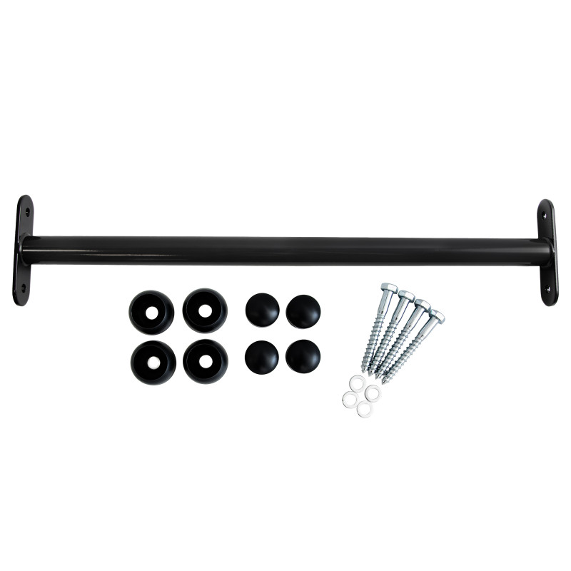 Metalowy drążek na plac zabaw 60 cm czarny