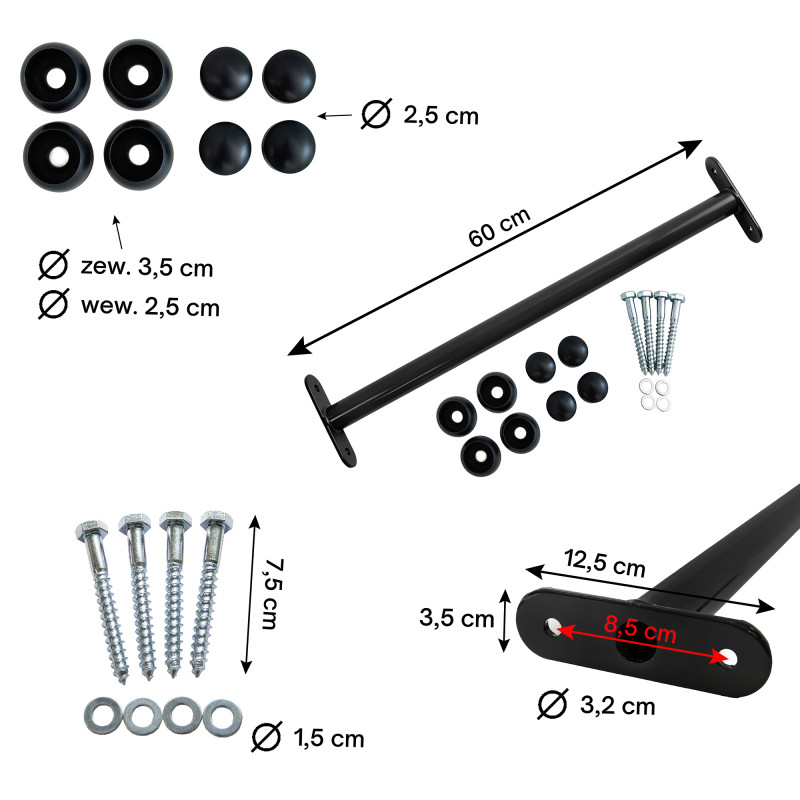 Metalowy drążek na plac...