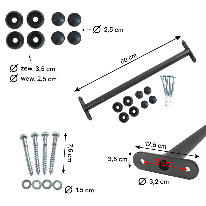 Metalowy drążek na plac...
