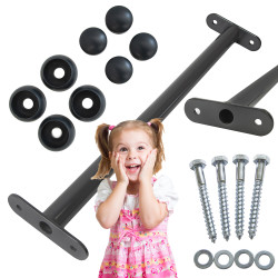 Metalowy drążek na plac zabaw 60 cm antracytowy