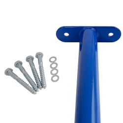 Metalowy drążek na plac zabaw 60 cm niebieski