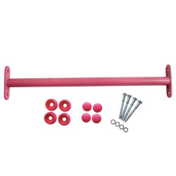Metalowy drążek na plac zabaw 60 cm różowy