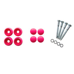 Metalowy drążek na plac zabaw 60 cm różowy