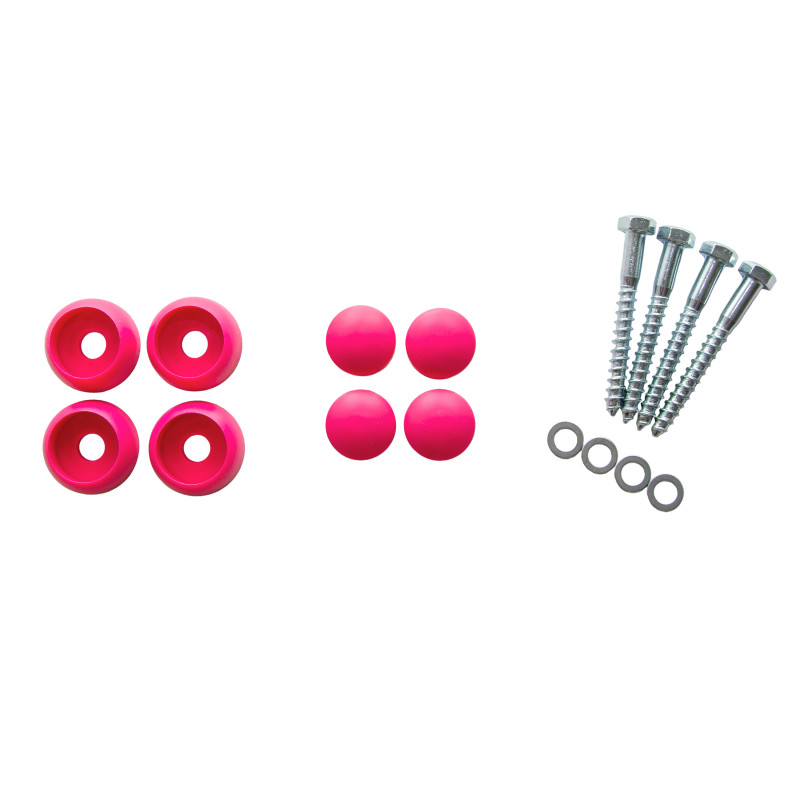 Metalowy drążek na plac zabaw 60 cm różowy