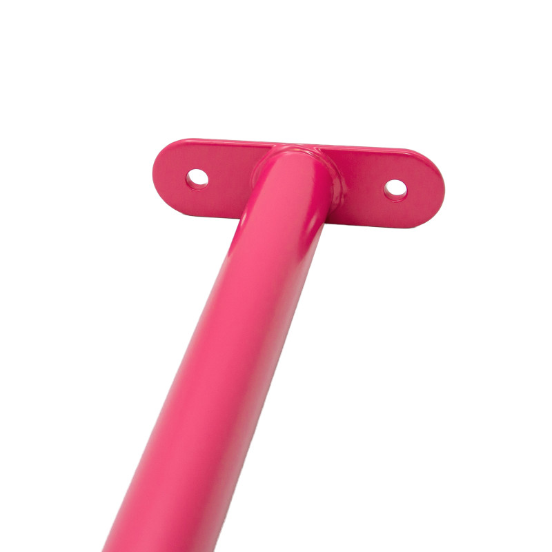 Metalowy drążek na plac zabaw 60 cm różowy