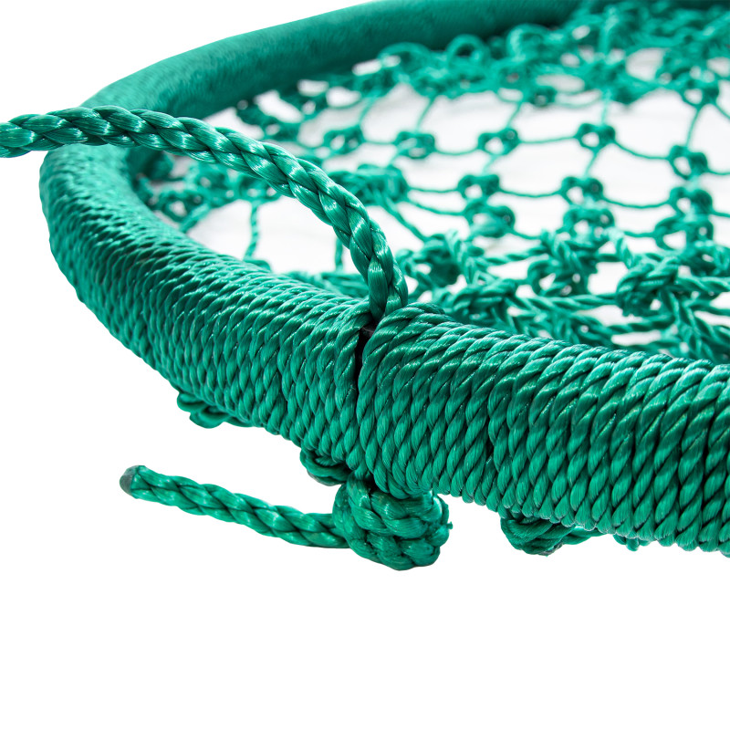 Wiszący tunel linowy ciemny zielony 90x210cm długi Tunel Siatkowy