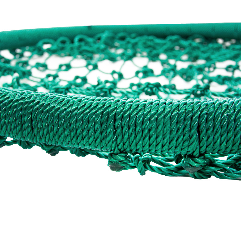 Wiszący tunel linowy ciemny zielony 90x210cm długi Tunel Siatkowy