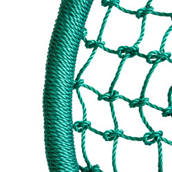 Wiszący tunel linowy ciemny zielony 90x210cm długi Tunel Siatkowy