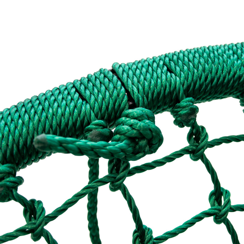 Wiszący tunel linowy ciemny zielony 90x210cm długi Tunel Siatkowy