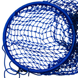 Wiszący tunel linowy niebieski 90x210cm długi Tunel Siatkowy