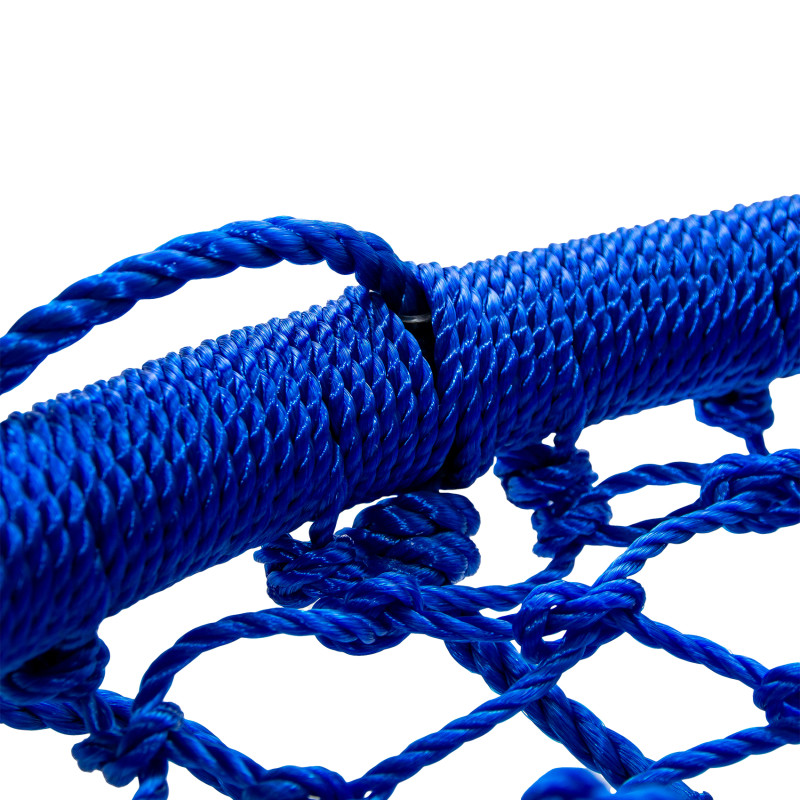 Wiszący tunel linowy niebieski 90x210cm długi Tunel Siatkowy