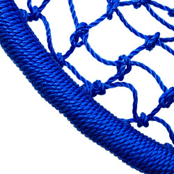 Wiszący tunel linowy niebieski 90x210cm długi Tunel Siatkowy