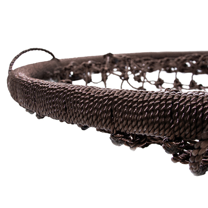 Wiszący tunel linowy brązowy 90x210cm długi Tunel Siatkowy