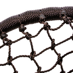 Wiszący tunel linowy brązowy 90x210cm długi Tunel Siatkowy