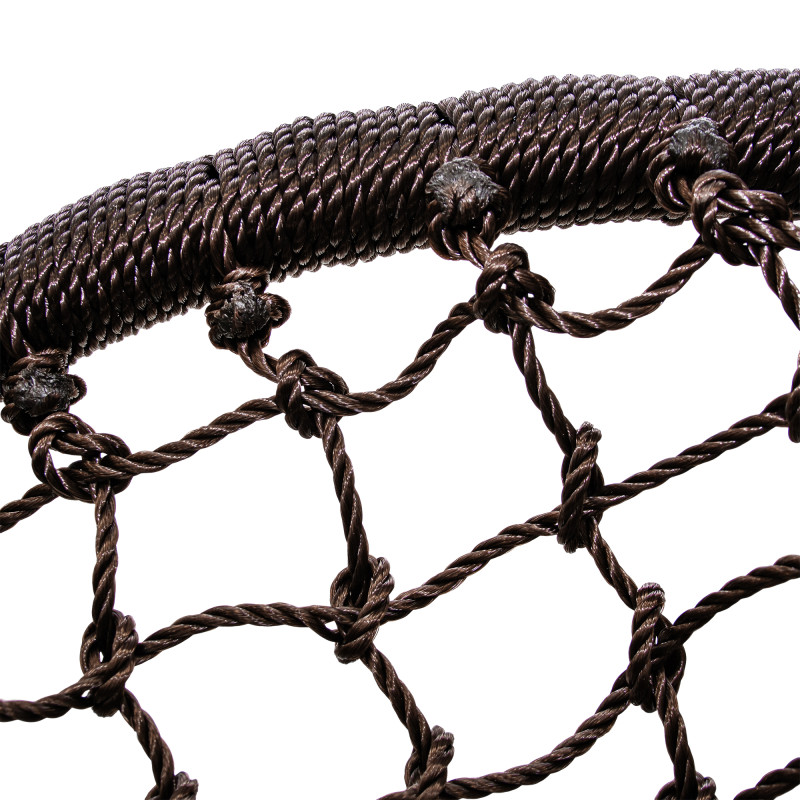 Wiszący tunel linowy brązowy 90x210cm długi Tunel Siatkowy