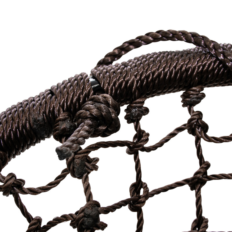 Wiszący tunel linowy brązowy 90x210cm długi Tunel Siatkowy