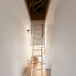 Drewniane schody strychowe EXTRA 120x70 46mm