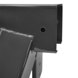 Łącznik Huśtawki Kwadratowy Antracytowy Kąt 100° 9x9cm