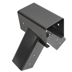 Łącznik Huśtawki Kwadratowy Antracytowy Kąt 100° 9x9cm