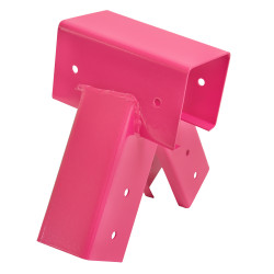 Łącznik Huśtawki Kwadratowy Różowy Kąt 100° 9x9cm