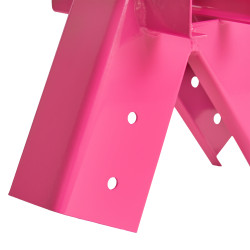 Łącznik Huśtawki Kwadratowy Różowy Kąt 100° 9x9cm
