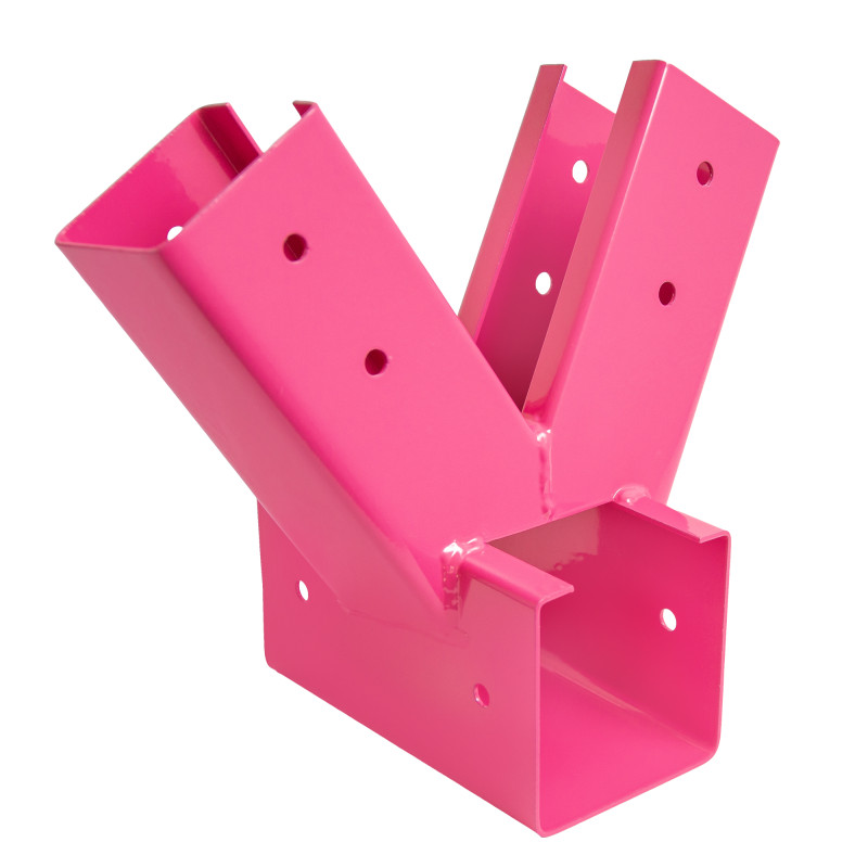Łącznik Huśtawki Kwadratowy Różowy Kąt 100° 9x9cm