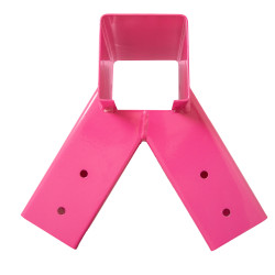 Łącznik Huśtawki Kwadratowy Różowy Kąt 100° 9x9cm