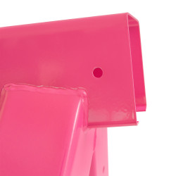 Łącznik Huśtawki Kwadratowy Różowy Kąt 100° 9x9cm