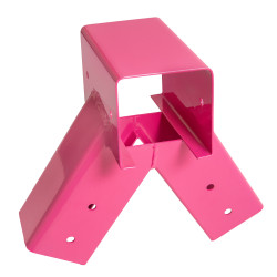Łącznik Huśtawki Kwadratowy Różowy Kąt 100° 9x9cm