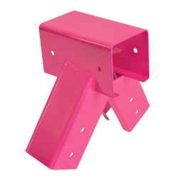 Łącznik Huśtawki Kwadratowy Różowy Kąt 100° 9x9cm