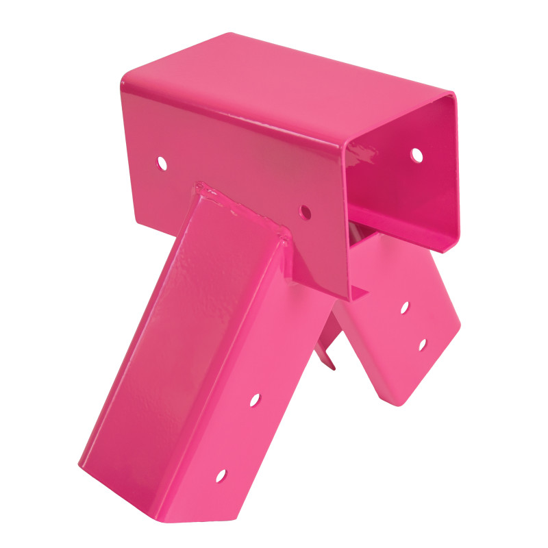 Łącznik Huśtawki Kwadratowy Różowy Kąt 100° 9x9cm