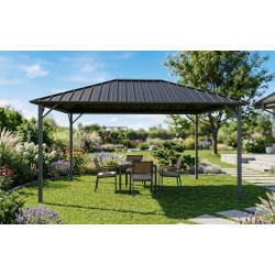 Pergola Altana Ogrodowa 3x4m metalowa 2 szyny