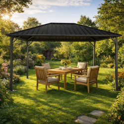 Pergola Altana Ogrodowa 3x4m metalowa 2 szyny
