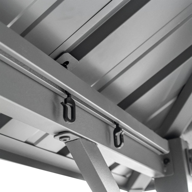 Pergola Altana Ogrodowa 3x4m metalowa 2 szyny