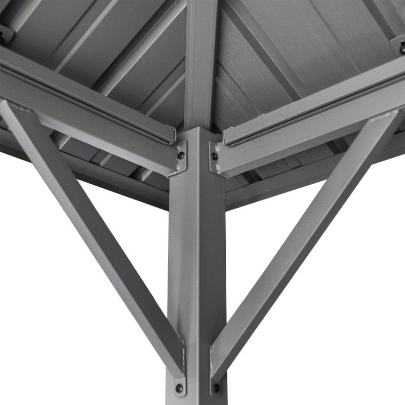 Pergola Altana Ogrodowa 3x4m metalowa 2 szyny