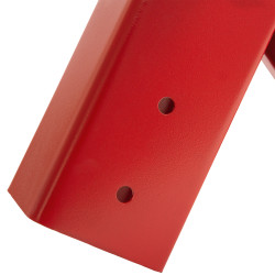 Łącznik Huśtawki Kwadratowy Kąt 90° 9x9 cm Czerwony