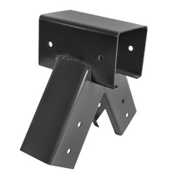 Łącznik Huśtawki Kwadratowy Antracytowy Kąt 90° 9x9 cm
