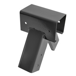 Łącznik Huśtawki Kwadratowy Antracytowy Kąt 90° 9x9 cm