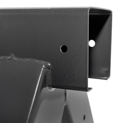 Łącznik Huśtawki Kwadratowy Antracytowy Kąt 90° 9x9 cm